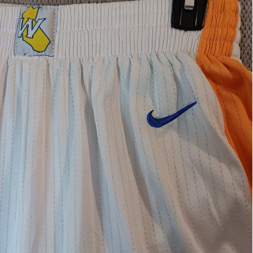 Nike NBA Basketball Shorts Youth XL 30-33 Golden State Warriors Y2K‎ Swoosh